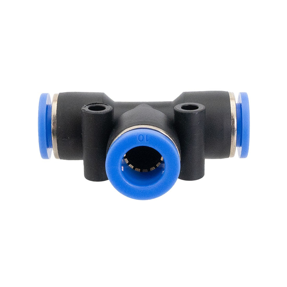 PWP Push To Fit T-Fitting - 5/16 Inch Bottom View