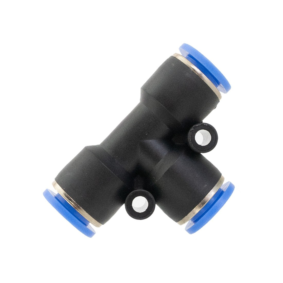 PWP Push To Fit T-Fitting - 5/16 Inch Angle View