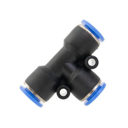 PWP Push To Fit T-Fitting - 5/16 Inch Angle View