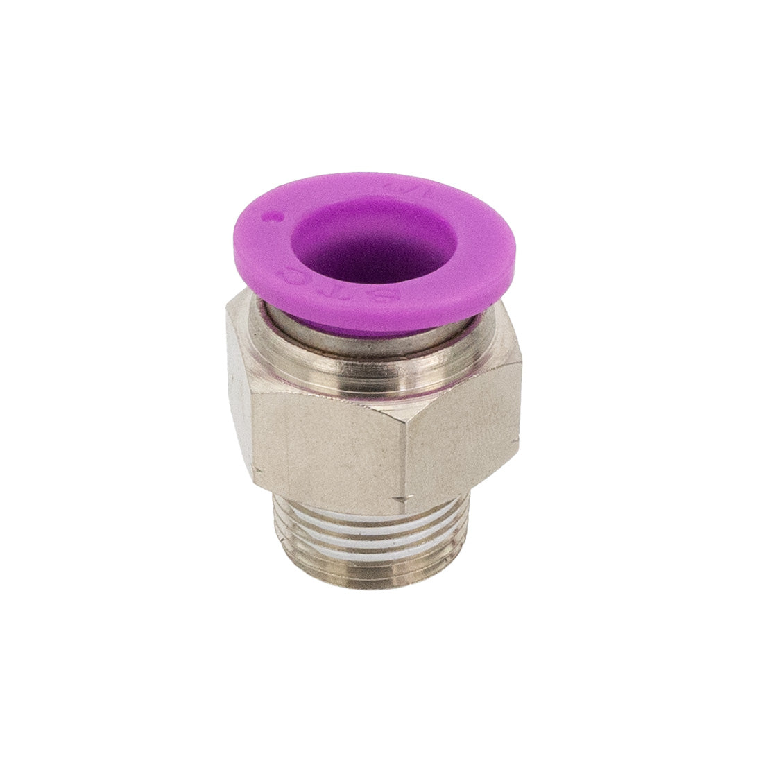 PWP Pushlock - Straight 1/2 Pushlock x 3/8 NPT Male Top Angle View