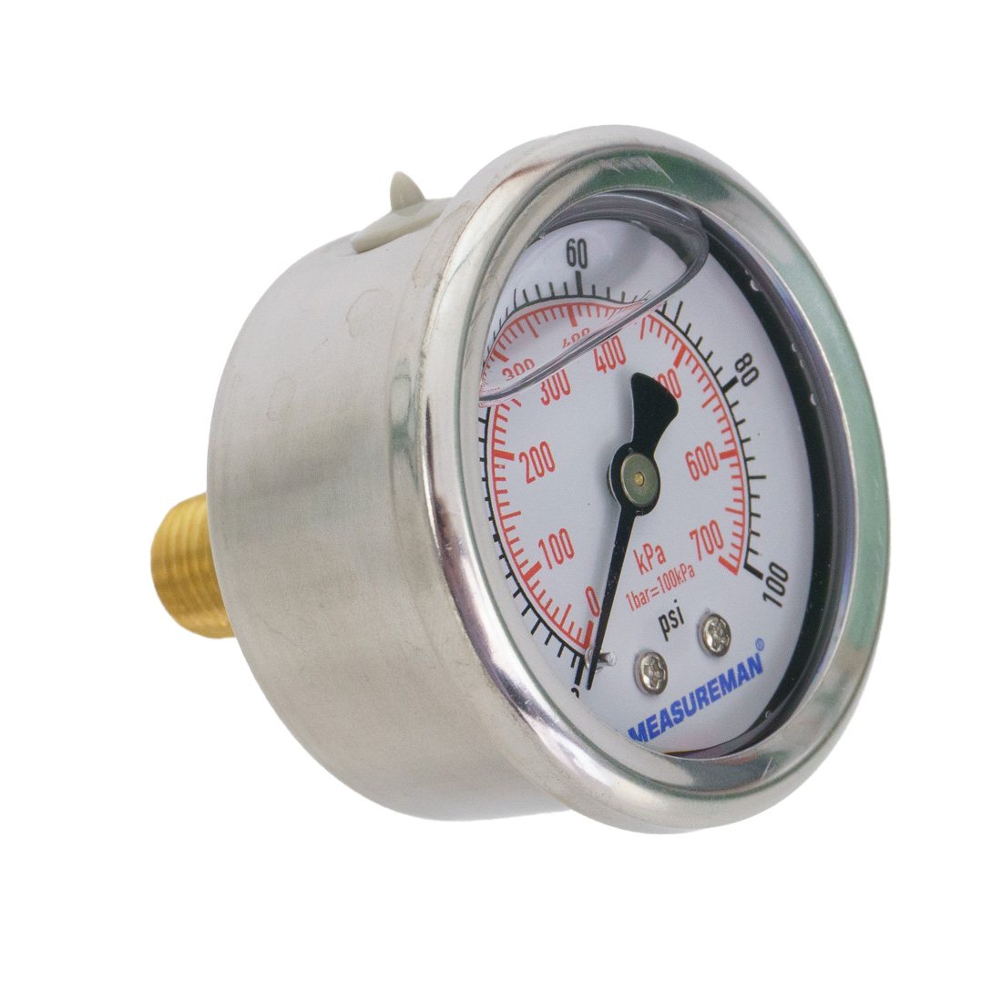 PWP Pressure Gauge - 2 Inch Angle View