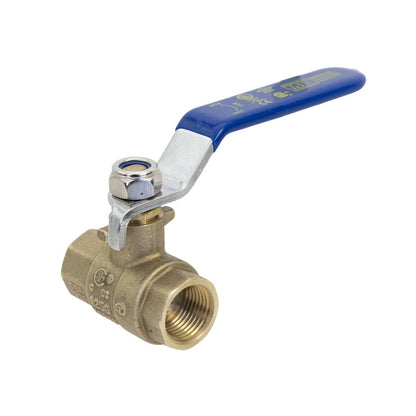PWP Ball Valve 3/8 FPT 600psi Left Angle View