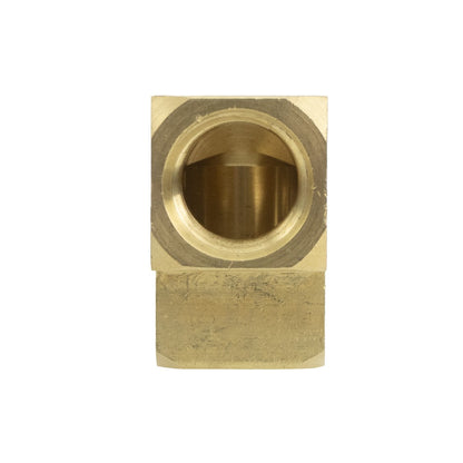PWP Brass Fitting - Female Elbow 1/2 Front View