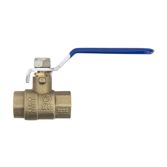 PWP Ball Valve 3/8 FPT 600psi Main View