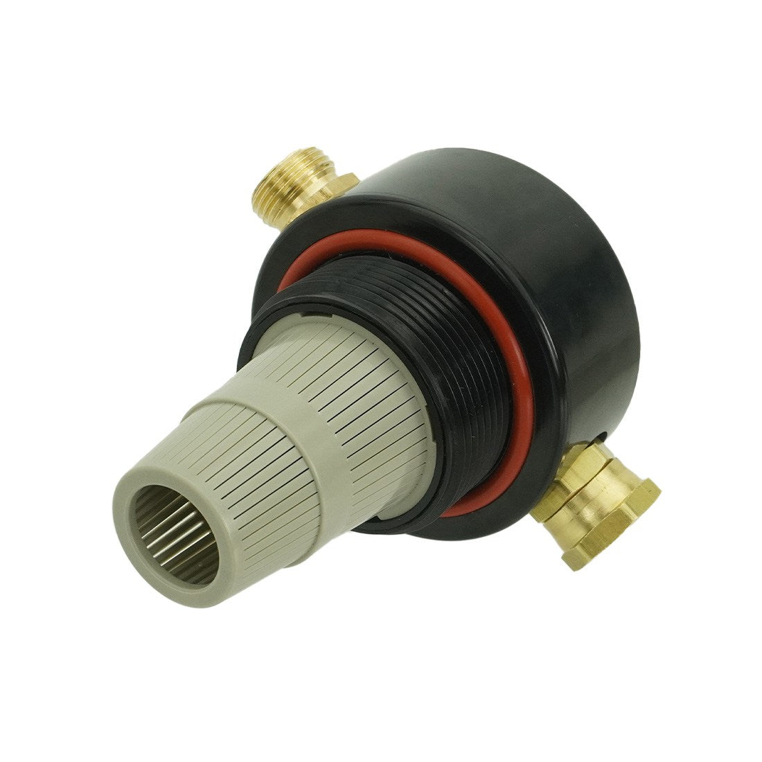 PWP DI Tank Head Fittings Bottom Angle View