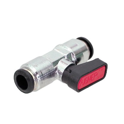 PWP In-Line Shut-Off Valve - 8mm Flat View